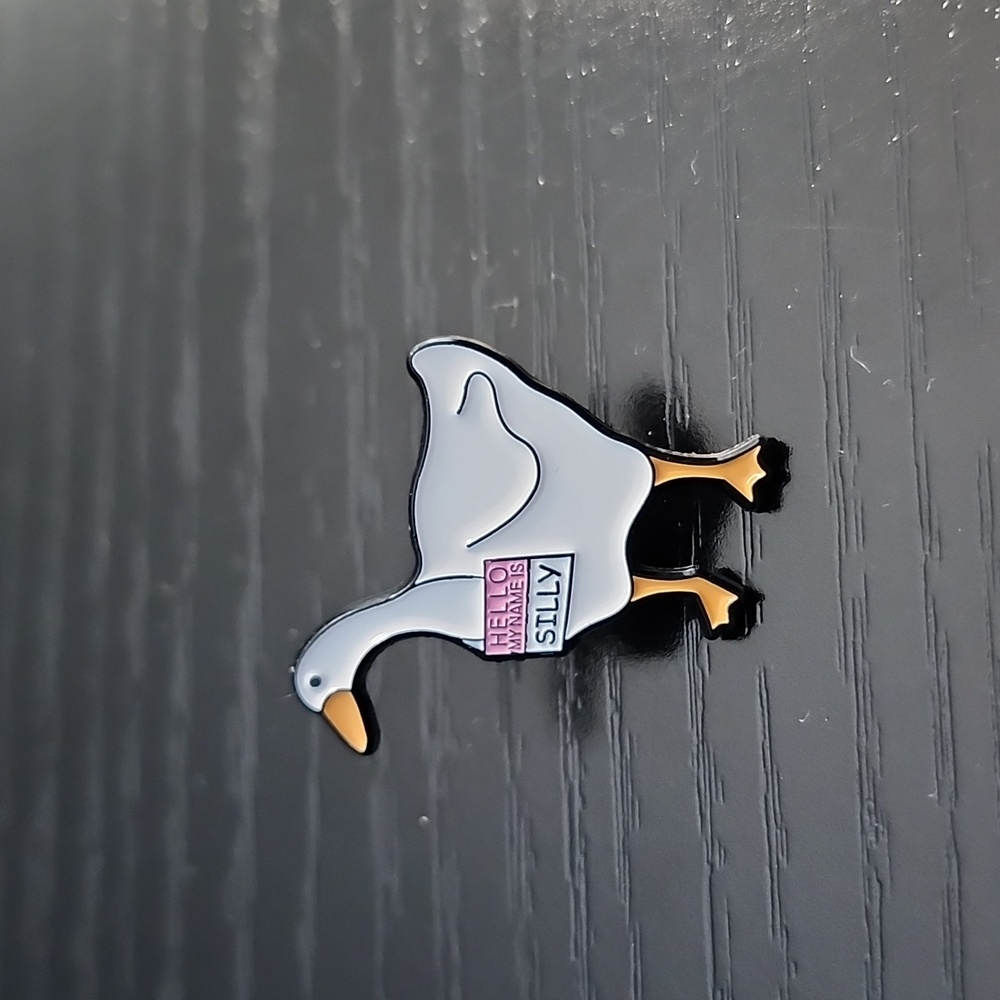 Silly Goose Enamel Pin